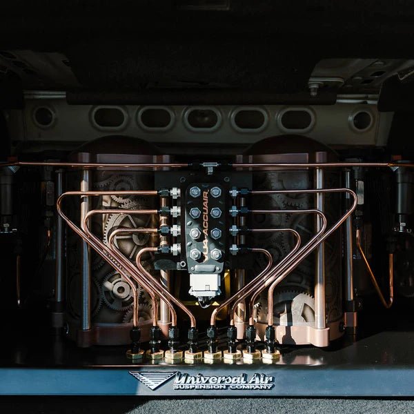 ACCUAIR Suspension VU4 4-Corner Manifold (NPT) - Black Ops Auto Works