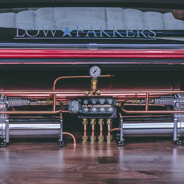 ACCUAIR Suspension VU4 4-Corner Manifold (NPT) - Black Ops Auto Works