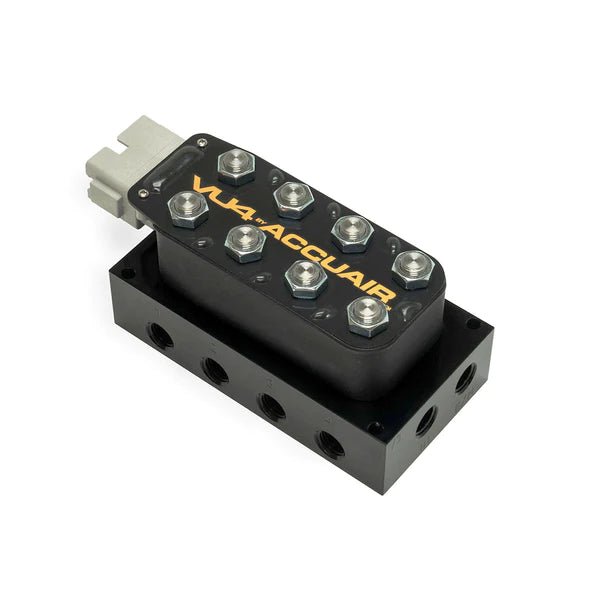 ACCUAIR Suspension VU4 4-Corner Manifold (NPT) - Black Ops Auto Works