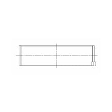 Load image into Gallery viewer, ACL engine bearing-shell profile drawing — shell shape and oil-hole layout