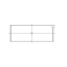 Load image into Gallery viewer, ACL engine bearing-shell profile drawing — shell shape and oil-hole layout