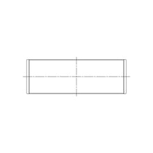 Load image into Gallery viewer, ACL engine bearing-shell profile drawing — shell shape and oil-hole layout