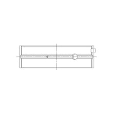 Load image into Gallery viewer, ACL 5M2747H bearing-shell profile drawing