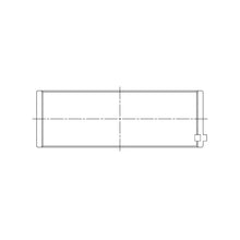 Load image into Gallery viewer, ACL 6B1497HX bearing-shell profile drawing