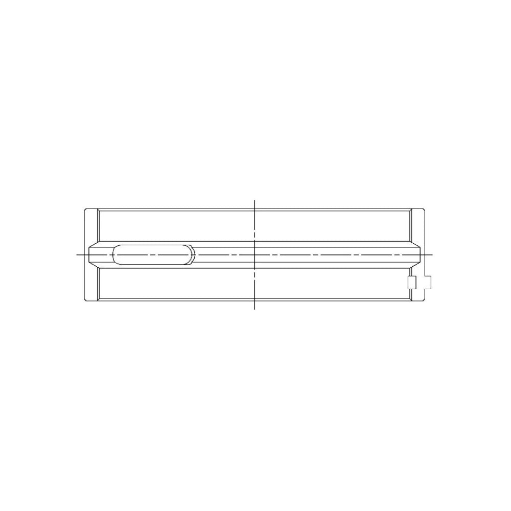 ACL 6M5587HX bearing-shell profile drawing