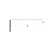 Load image into Gallery viewer, ACL 8B663HD bearing-shell profile drawing