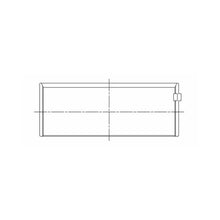 Load image into Gallery viewer, ACL 8B743H bearing-shell profile drawing
