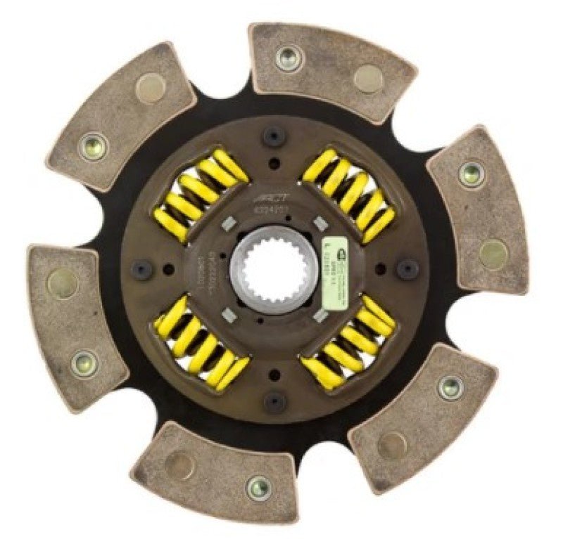 ACT 6 Pad Sprung Race Disc for LS Engine/Flywheel w/Nissan 350Z Trans/Input Shaft (S/O No Cancel) - Black Ops Auto Works