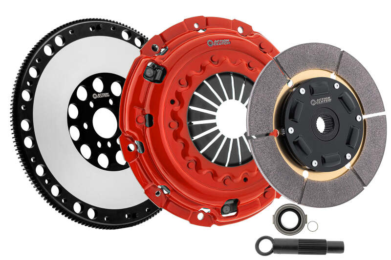 Action Clutch 02-06 Acura RSX 2.0L (K20A3) Ironman Sprung (Street) Clutch Kit w/Lightened Fly - Action Clutch AONACR-0488-SPR