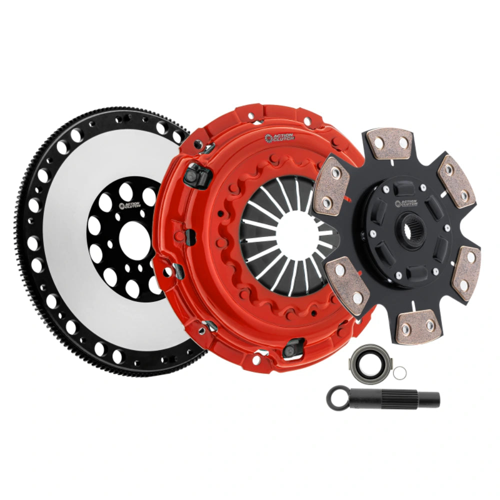 Action Clutch Action Clutch Stage 3 1MS Clutch Kit for 2004-2008 Acura TSX 2.4L (K24A2) with Lightened Flywheel