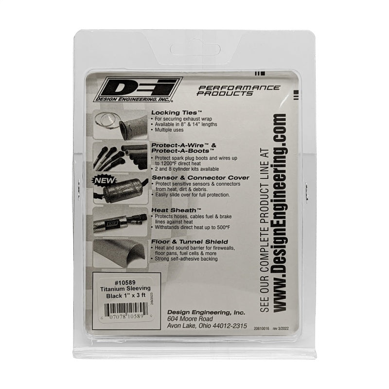 DEI10589-DEI Protect-A-Sleeve 1in I.D. x 36in - Black Titanium-Thermal Sleeves-DEI