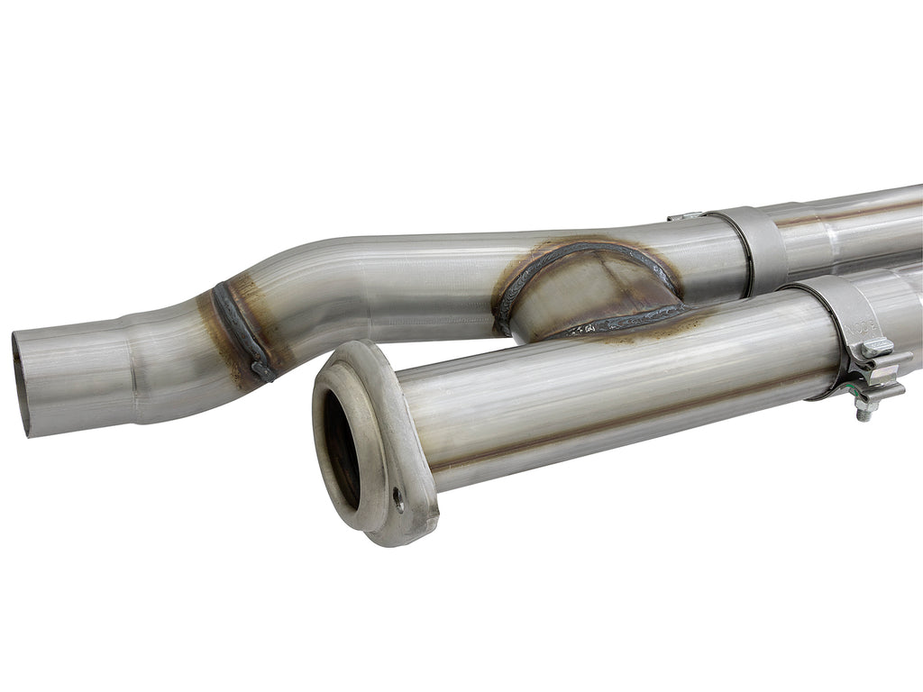 aFe aFe POWER Rebel Series 3in 409 SS Cat Back Exhaust w/ Black Tips 17 Ford F-150 Raptor V6-3.5L