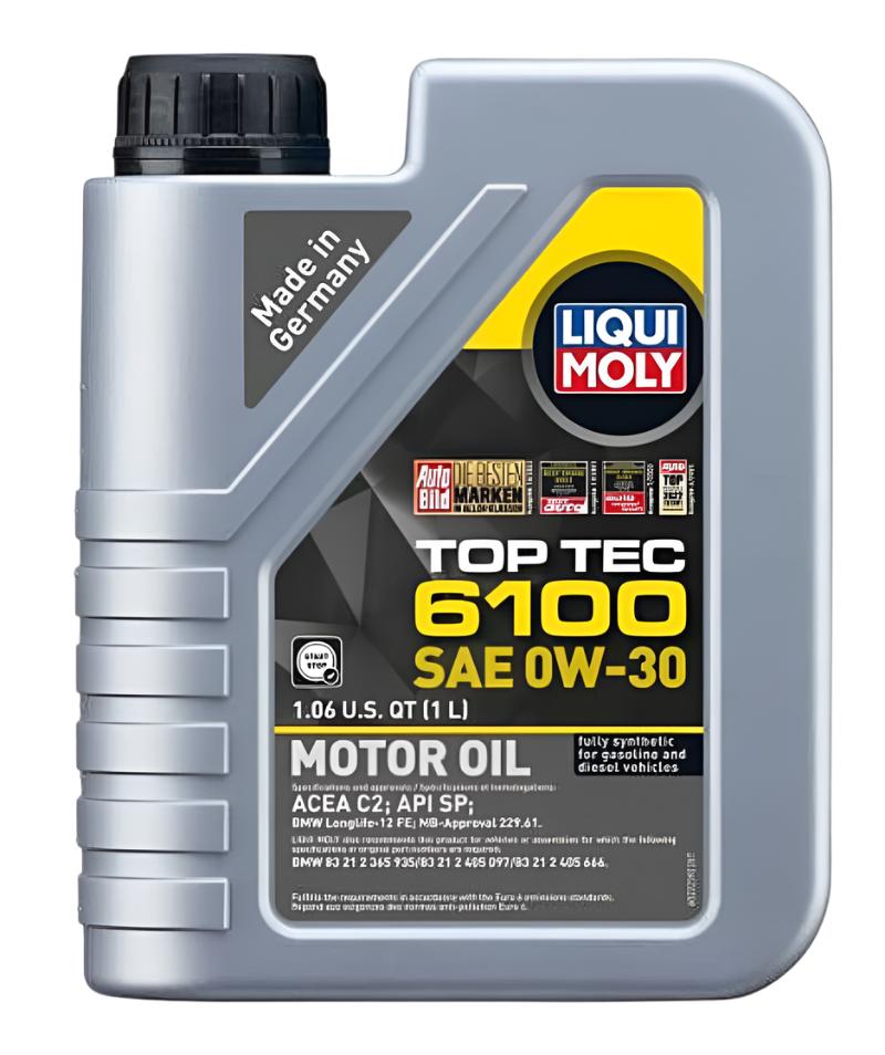 LQM22239-LIQUI MOLY 1L Top Tec 6100 Motor Oil SAE 0W30-Motor Oils-LIQUI MOLY