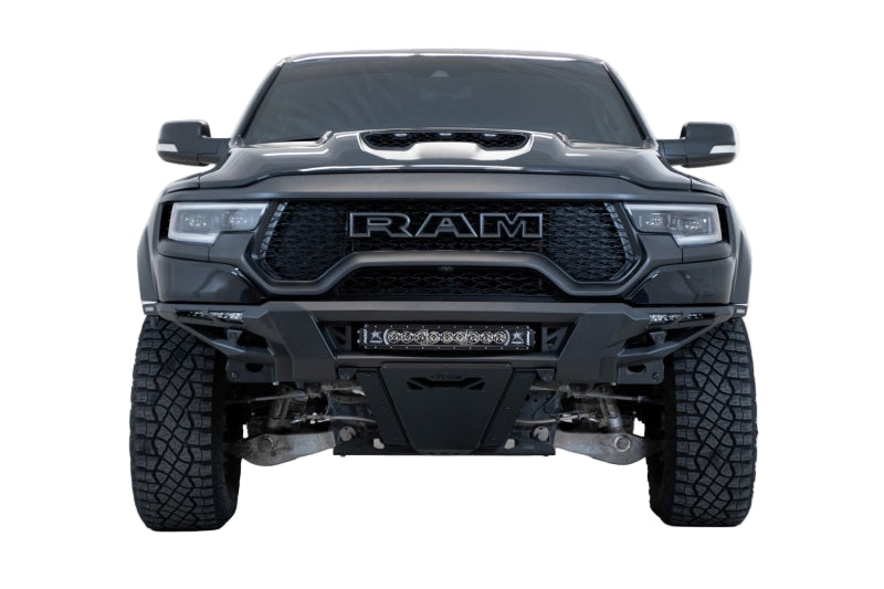Lightweight aluminum skid plate detail on ADD F620263200103 Phantom bumper