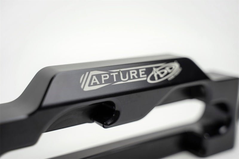 Addictive Desert Designs 1-5/16in Winch Fairlead Plate w/ Recessed Round End Hook - Black - Black Ops Auto Works