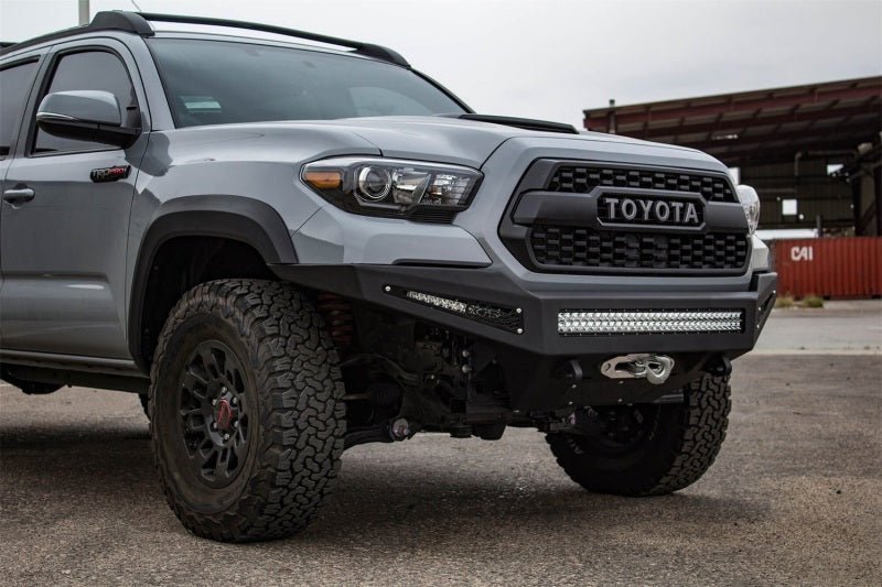 Addictive Desert Designs 16-18 Toyota Tacoma HoneyBadger Front Bumper - Black Ops Auto Works
