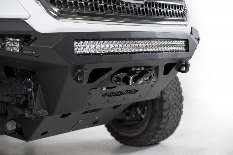 Addictive Desert Designs 16-19 Toyota Tacoma Stealth Fighther Front Bumper w/ Winch Mount - Black Ops Auto Works