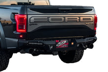Load image into Gallery viewer, Addictive Desert Designs 17-18 Ford F-150 Raptor HoneyBadger Rear Bumper w/ 10in SR LED Mounts - Black Ops Auto Works