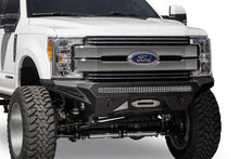 Load image into Gallery viewer, Addictive Desert Designs 17-18 Ford F-250 Super Duty Stealth Fighter Front Bumper w/ Winch Mounts - Black Ops Auto Works