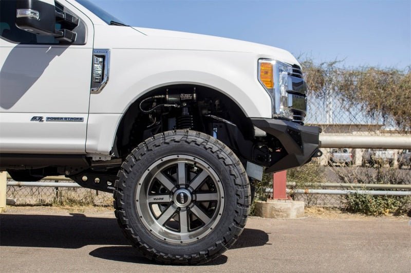 Addictive Desert Designs 17-18 Ford F-250 Super Duty Stealth Fighter Front Bumper w/ Winch Mounts - Black Ops Auto Works