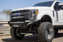Load image into Gallery viewer, Addictive Desert Designs 17-18 Ford F-250 Super Duty Stealth Fighter Front Bumper w/ Winch Mounts - Black Ops Auto Works