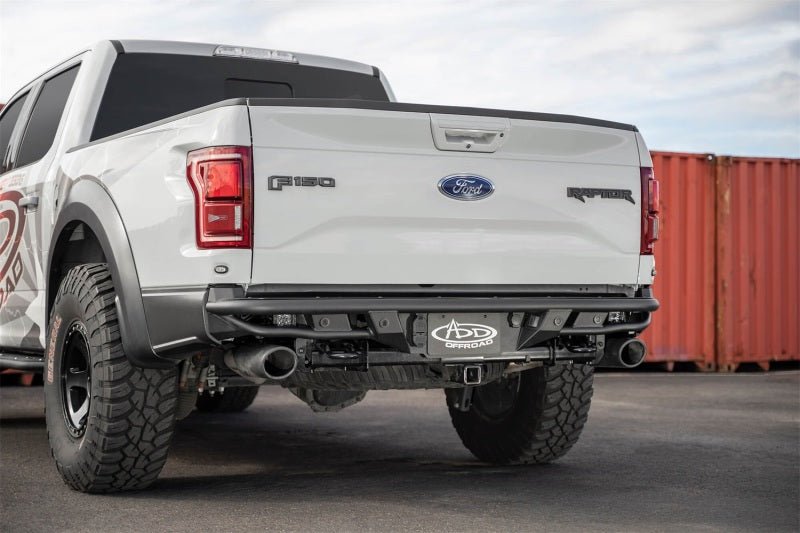 Addictive Desert Designs 17-19 Ford F-150 Raptor PRO Bolt-On Rear Bumper - Black Ops Auto Works