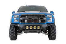 Load image into Gallery viewer, Addictive Desert Designs 17-20 Ford F-150 Raptor Bomber Front Bumper w/ 4 Rigid 360 6in Round Mounts - Black Ops Auto Works