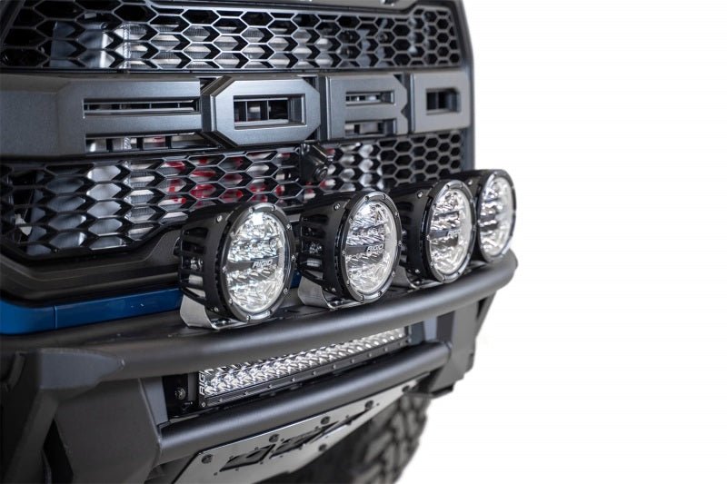 Addictive Desert Designs 17-20 Ford Raptor Pro Bolt-On Front Bumper - Hammer Black - Black Ops Auto Works