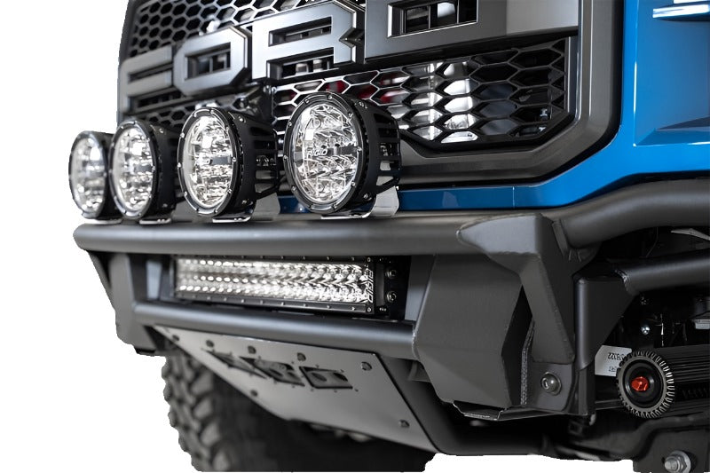 Addictive Desert Designs 17-20 Ford Raptor Pro Bolt-On Front Bumper - Hammer Black - Black Ops Auto Works