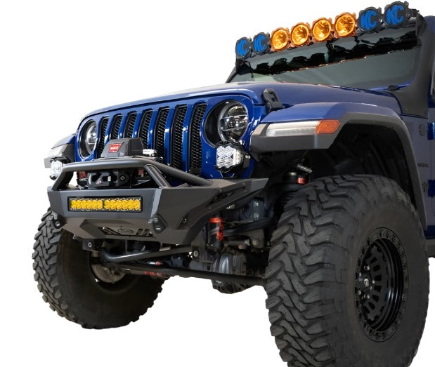Addictive Desert Designs 18-23 Jeep Gladiator/Wrangler JT/JL Stealth Fighter Front Bumper - Black Ops Auto Works