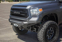 Load image into Gallery viewer, Addictive Desert Designs 2014+ Toyota Tundra Stealth Fighter Front Bumper w/Winch Mount &amp; Sensors - Black Ops Auto Works