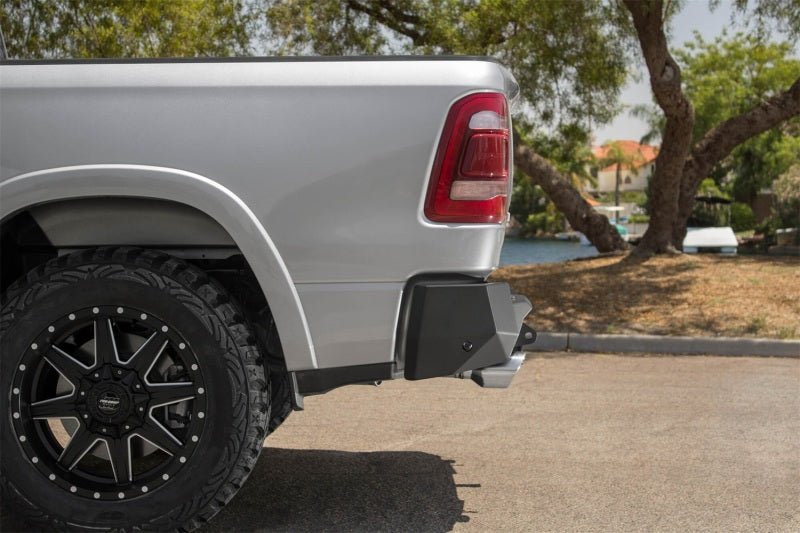 Addictive Desert Designs 2019 Ram 1500 Hammer Stealth Fighter Rear Bumper w/ 6 Sensor Cutouts - Black Ops Auto Works