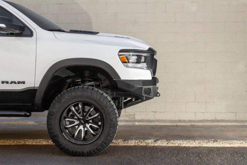 Addictive Desert Designs 2019 Ram Rebel 1500 Stealth Fighter Fr Bumper w/Winch&Parking Sensor Mounts - Black Ops Auto Works