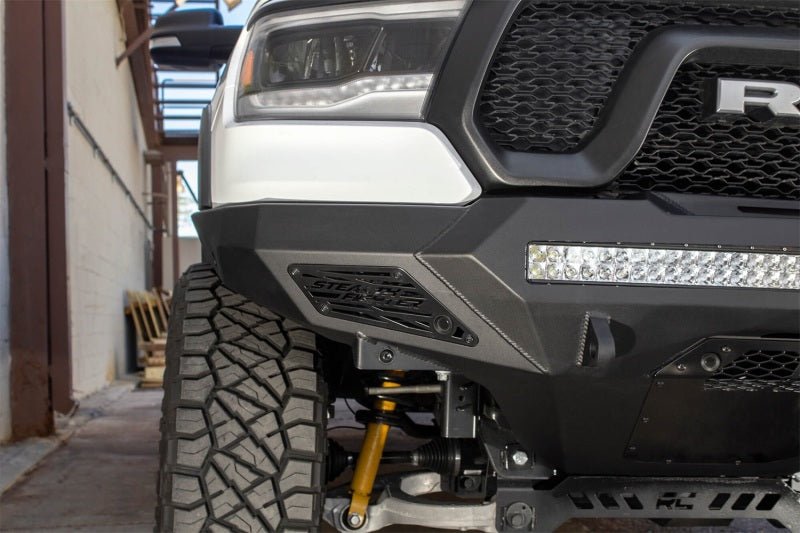 Addictive Desert Designs 2019 Ram Rebel 1500 Stealth Fighter Fr Bumper w/Winch&Parking Sensor Mounts - Black Ops Auto Works