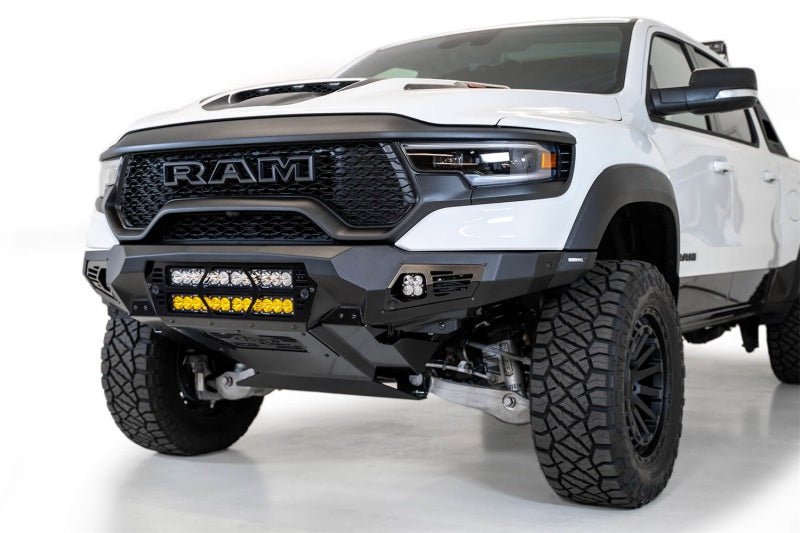 Addictive Desert Designs 2021 Dodge RAM 1500 TRX Bomber Front Bumper (20in Lights) - Black Ops Auto Works