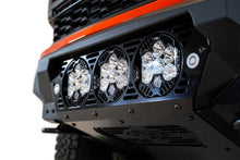 Load image into Gallery viewer, Addictive Desert Designs 2021+ Ford Raptor Bomber Front Bumper w/ 3 Baja Designs LP6 Light Mounts - Black Ops Auto Works