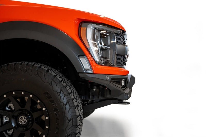 Addictive Desert Designs 2021+ Ford Raptor Bomber Front Bumper w/ 4 Rigid 360 6in Light Mounts - Black Ops Auto Works