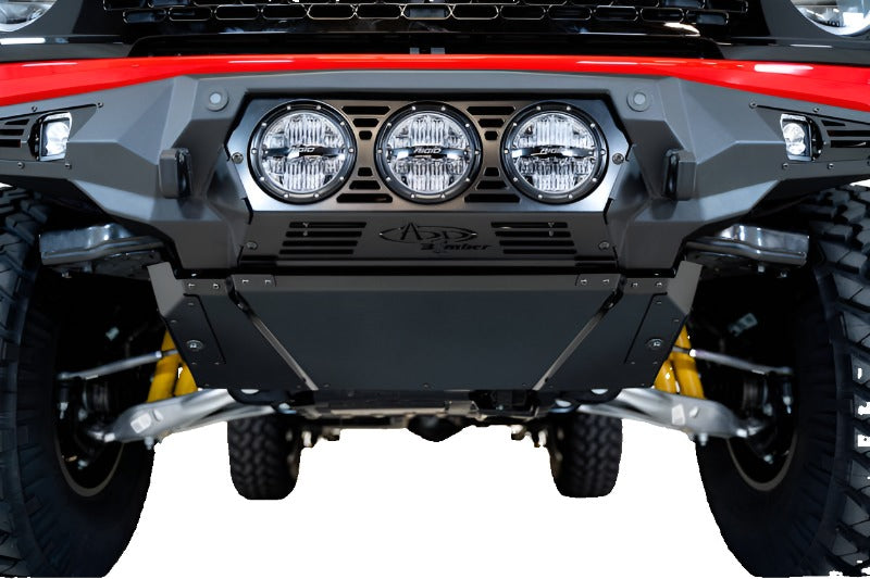 Addictive Desert Designs 21-22 Ford Bronco Bomber Skid Plate (Use w/ Bomber Front Bumper) - Black Ops Auto Works