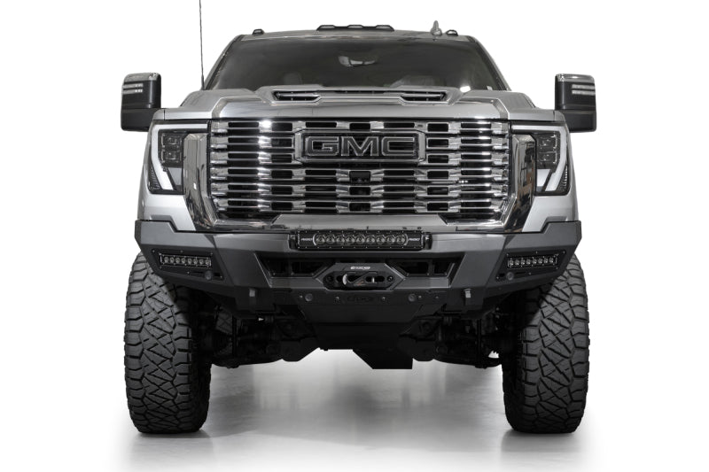 Addictive Desert Designs Addictive Desert Designs 24+ GMC 2500/3500 Phantom Front Bumper w/Winch- Hammer Black