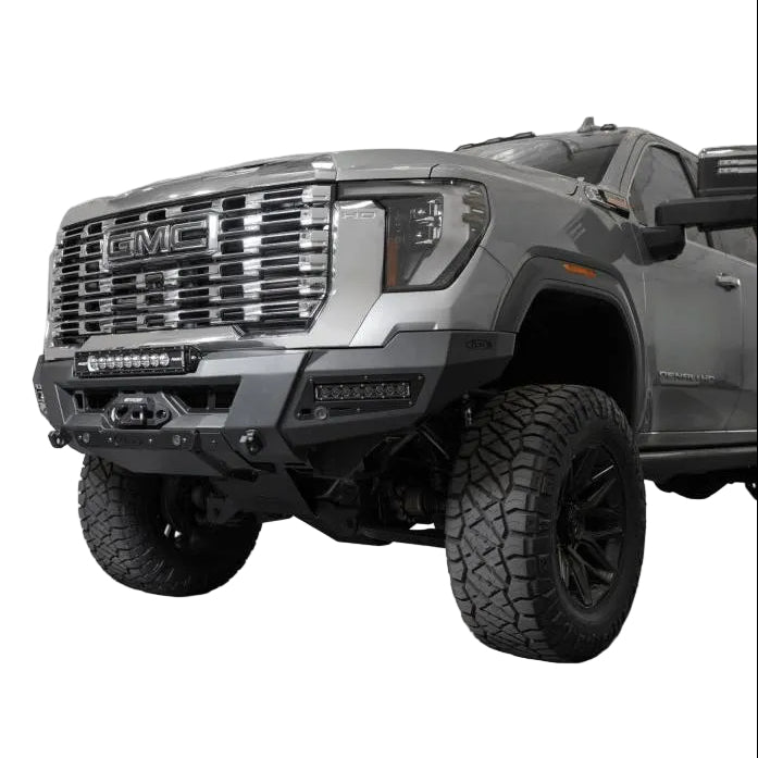 Addictive Desert Designs Addictive Desert Designs 24+ GMC 2500/3500 Phantom Front Bumper w/Winch- Hammer Black