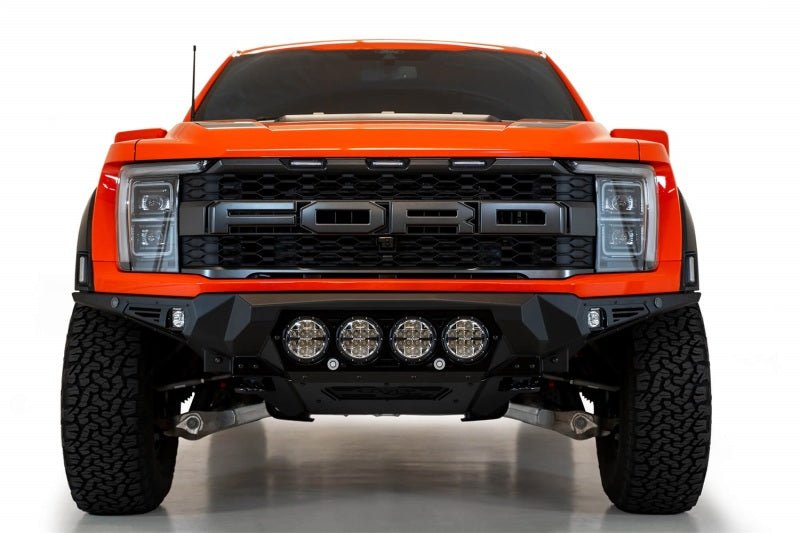 Addictive Desert Designs 2021+ Ford Raptor Bomber Front Bumper w/ 4 Rigid 360 6in Li - Addictive Desert Designs F210014110103