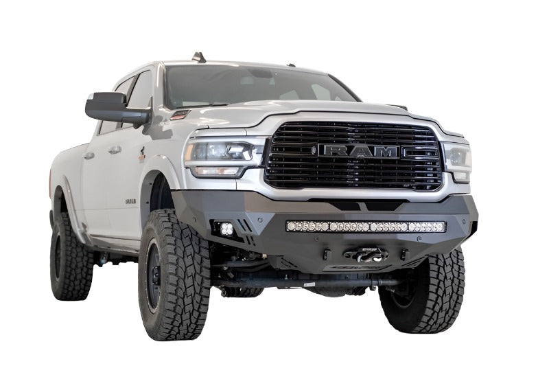 Addictive Desert Designs 19-20 RAM 2500/3500 Hammer Black Stealth Fighter Front Bump - Addictive Desert Designs F561423030103
