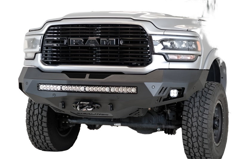Addictive Desert Designs 19-20 RAM 2500/3500 Hammer Black Stealth Fighter Front Bump - Addictive Desert Designs F561423030103
