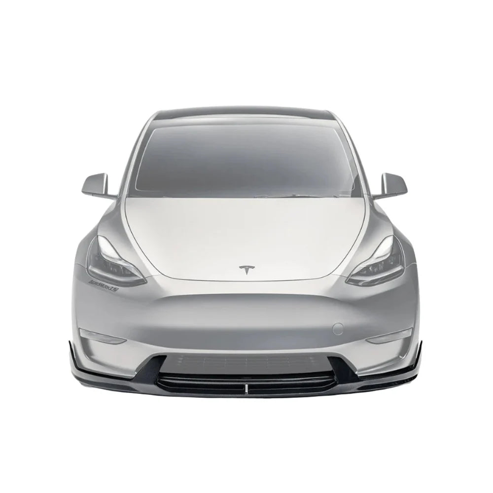 Tesla Model Y V2 Carbon Fiber Front Lip - ADRO A15A20-1202