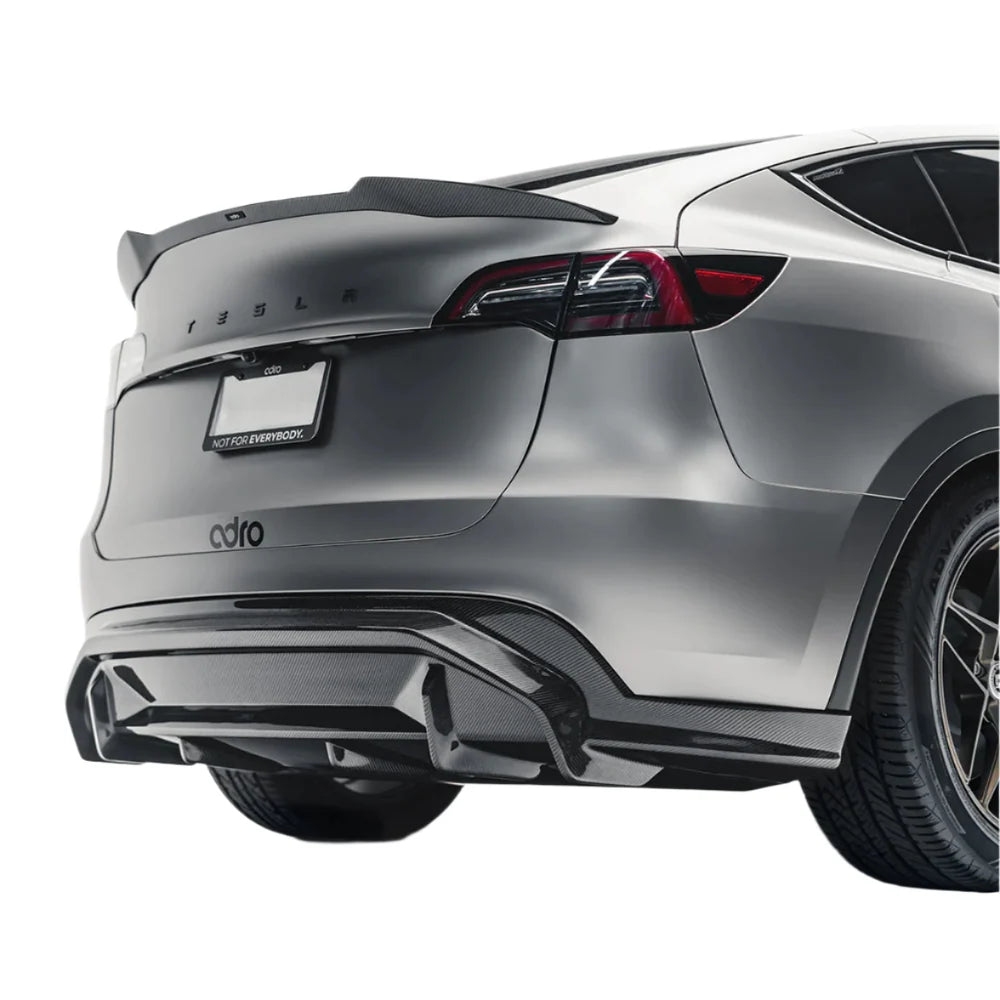 Tesla Model Y V2 Carbon Fiber Rear Spoiler - ADRO A15A20-1503