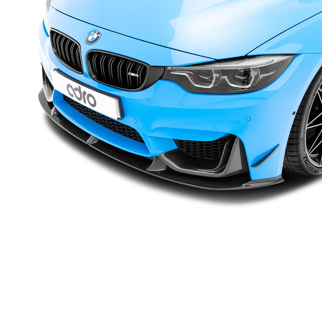 BMW M3 F80 & M4 F82 Front Bumper Canard - ADRO A14A10-1601