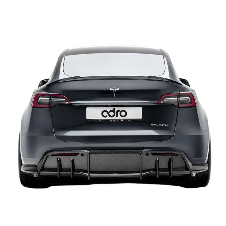 Tesla Model Y Carbon Fiber Rear Diffuser - ADRO A15A20-1301