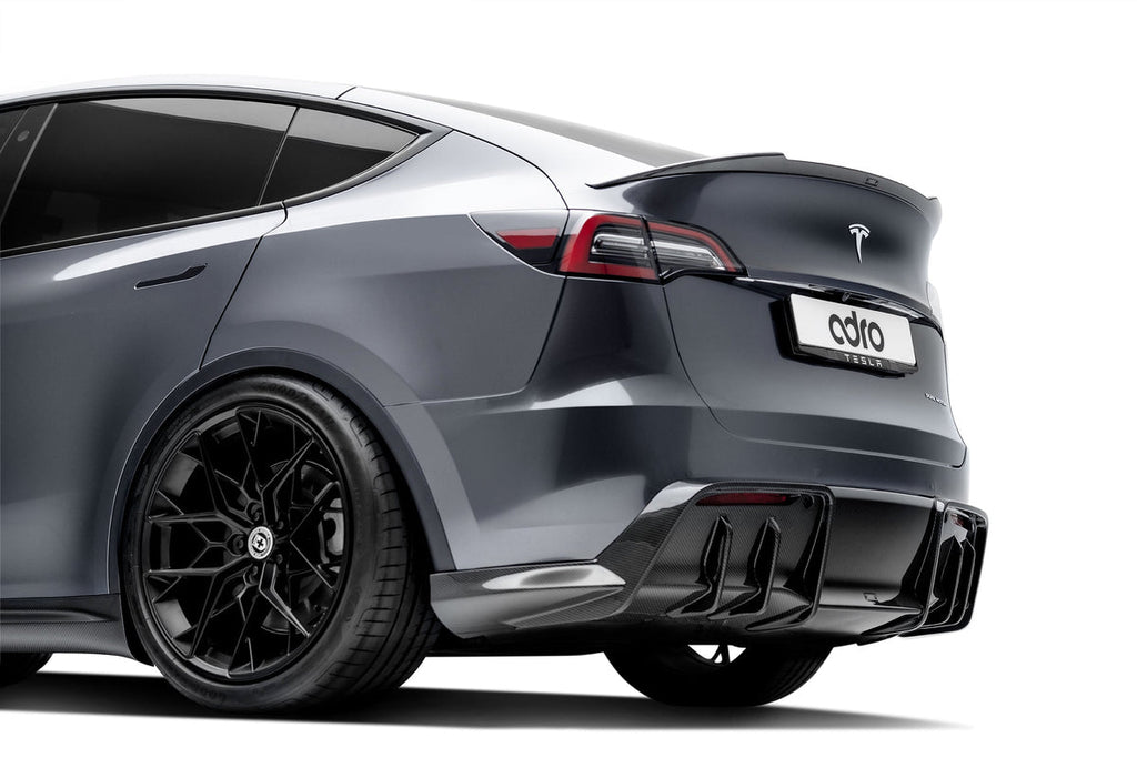 Tesla Model Y Carbon Fiber Rear Diffuser - ADRO A15A20-1301