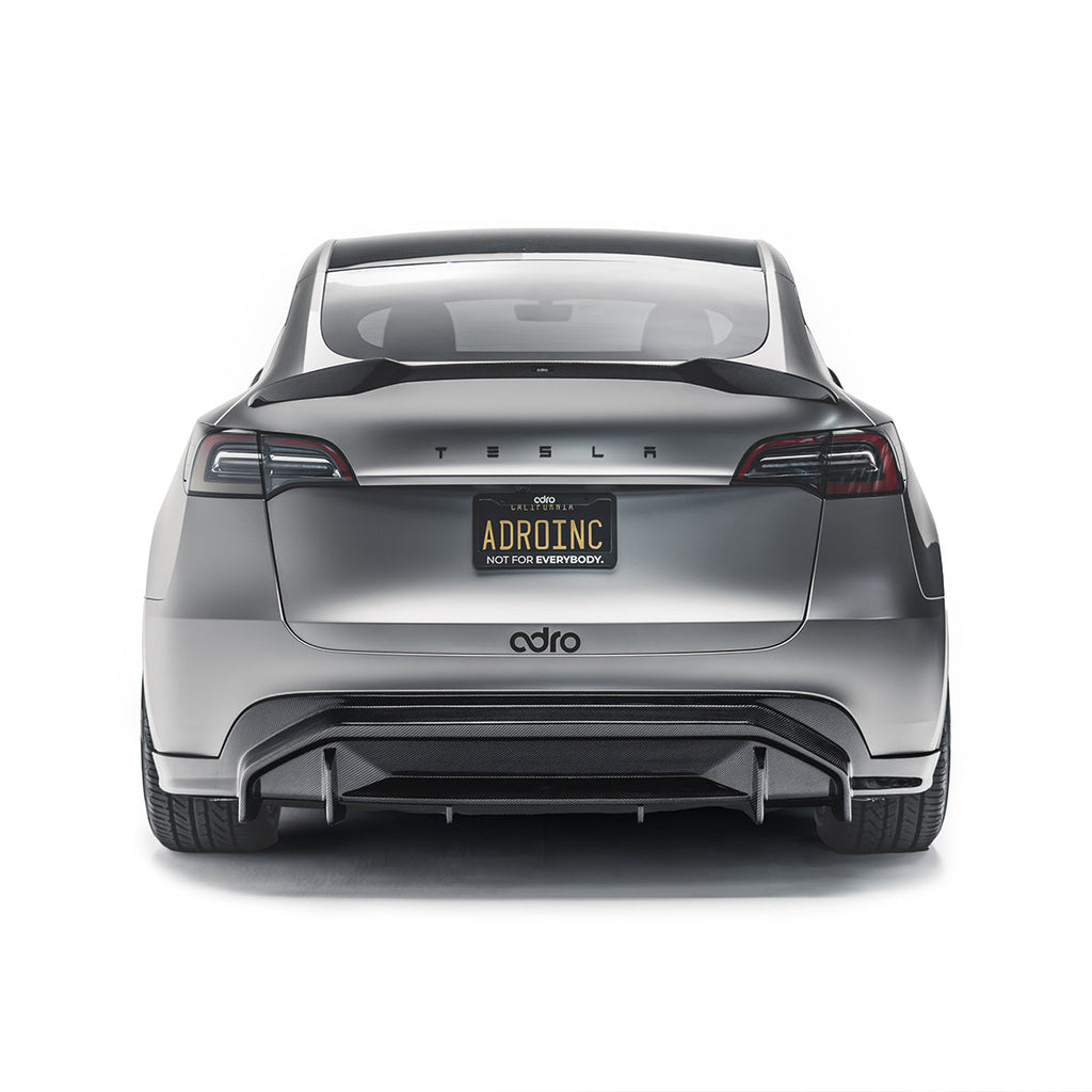 Tesla Model Y V2 Carbon Fiber Rear Diffuser - ADRO A15A20-1302