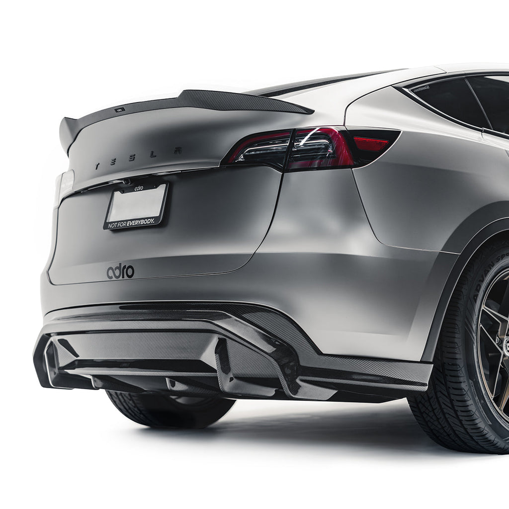 Tesla Model Y V2 Carbon Fiber Rear Diffuser - ADRO A15A20-1302